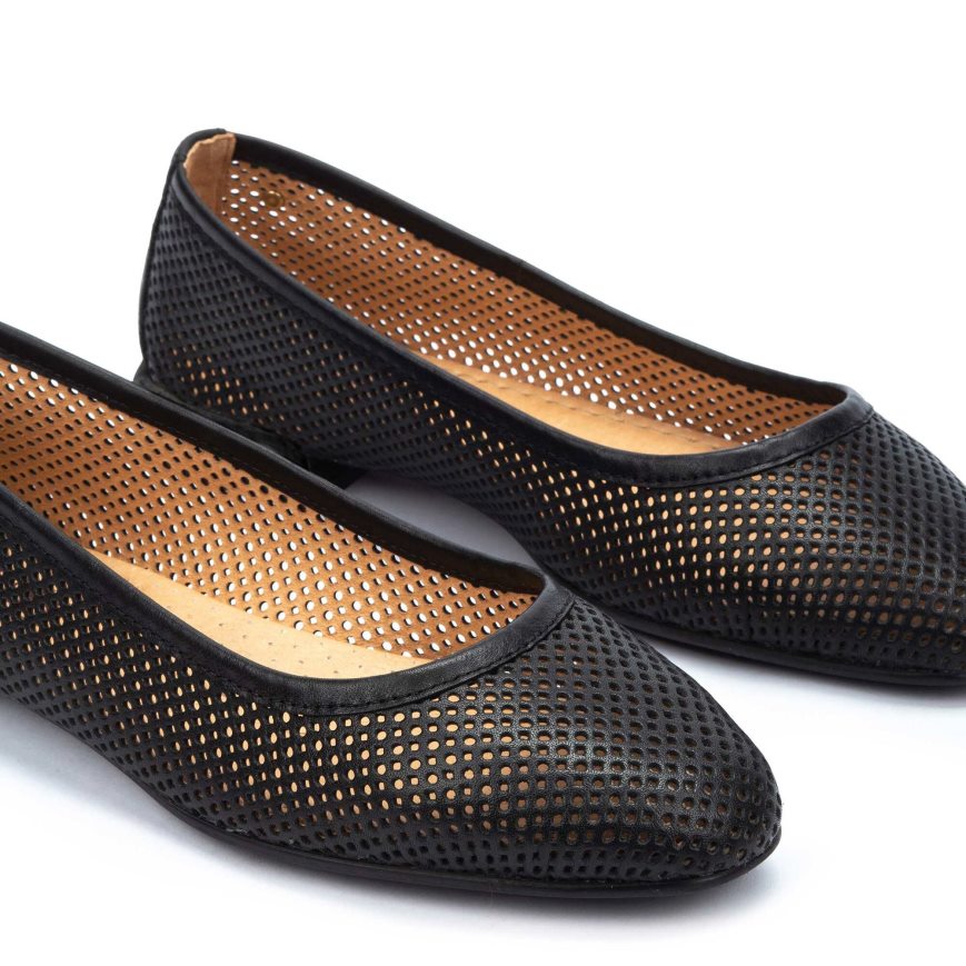 Women's Pikolinos ALMERIA Ballet Flats Black | NZ DA237Q5